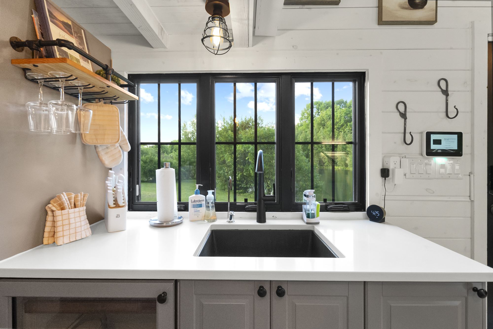 Kitchen window over the sink